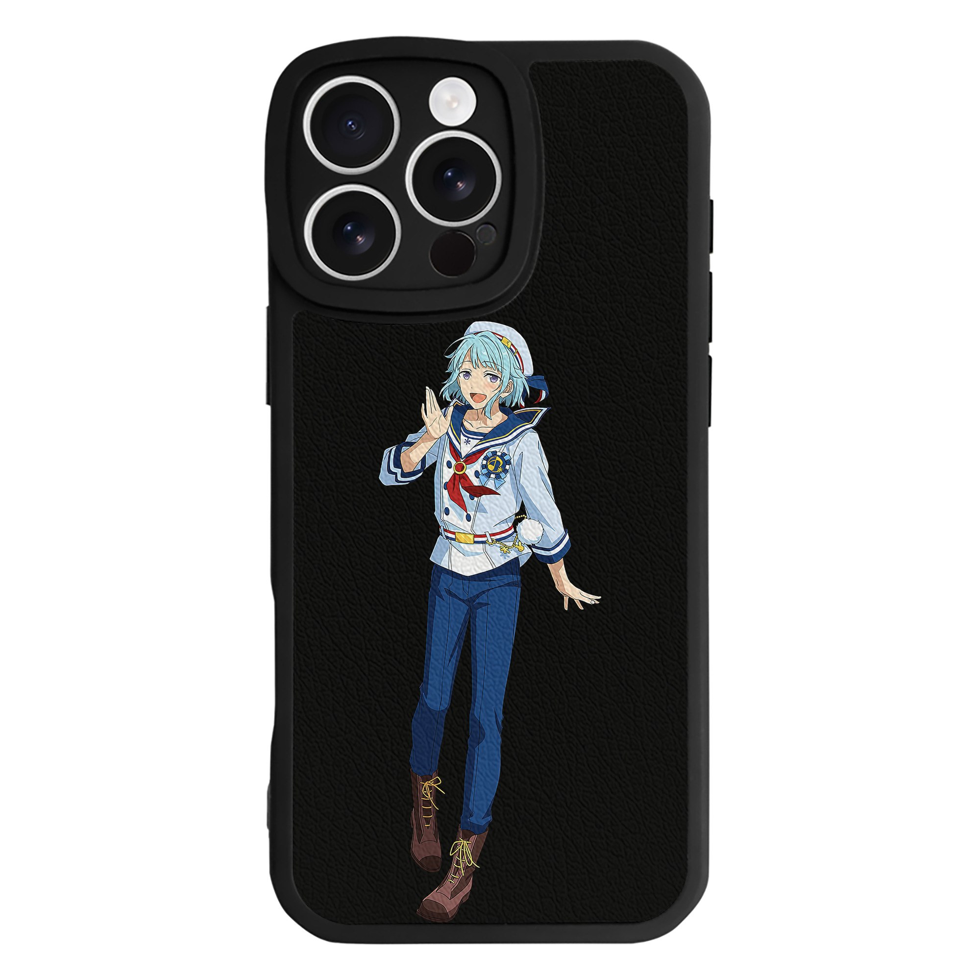 （画像用） あんさんぶるスターズ! Ensemble Stars 【iPhone 16シリーズ対応】シリコンスマホケース（レザー調） 材質：シリコン